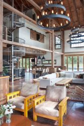 Лестница на второй этаж в частном доме. 290+ Фото Вариантов (деревянные, металлические, бетонные)