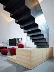 Лестница на второй этаж в частном доме. 290+ Фото Вариантов (деревянные, металлические, бетонные)