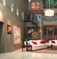 Лестница на второй этаж в частном доме. 290+ Фото Вариантов (деревянные, металлические, бетонные)