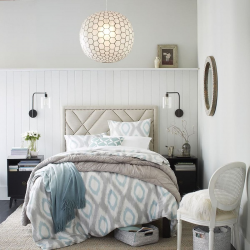 Люстры в интерьере спальни (190+ Фото) – Как выбрать яркий современный элемент дизайна для спокойной обстановки?