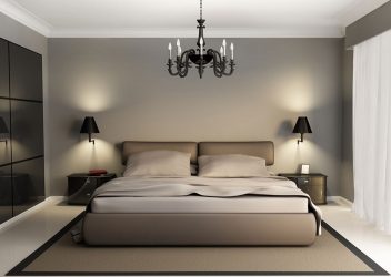 Люстры в интерьере спальни (190+ Фото) – Как выбрать яркий современный элемент дизайна для спокойной обстановки?