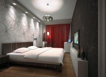 Люстры в интерьере спальни (190+ Фото) – Как выбрать яркий современный элемент дизайна для спокойной обстановки?