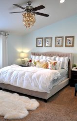 Люстры в интерьере спальни (190+ Фото) – Как выбрать яркий современный элемент дизайна для спокойной обстановки?