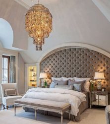 Люстры в интерьере спальни (190+ Фото) – Как выбрать яркий современный элемент дизайна для спокойной обстановки?