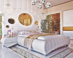 Люстры в интерьере спальни (190+ Фото) – Как выбрать яркий современный элемент дизайна для спокойной обстановки?