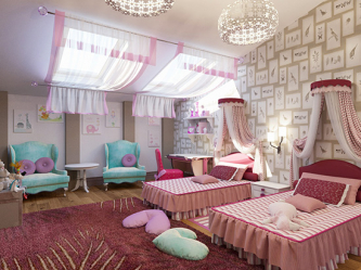 Люстра и светильники в детскую комнату для мальчика и для девочки: Как подобрать? (180+Фото потолочных, светодиодных и необычных)
