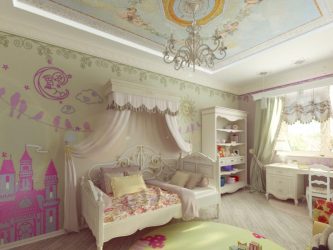 Люстра и светильники в детскую комнату для мальчика и для девочки: Как подобрать? (180+Фото потолочных, светодиодных и необычных)