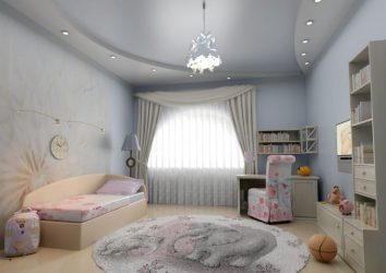 Люстра и светильники в детскую комнату для мальчика и для девочки: Как подобрать? (180+Фото потолочных, светодиодных и необычных)