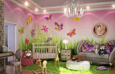 Люстра и светильники в детскую комнату для мальчика и для девочки: Как подобрать? (180+Фото потолочных, светодиодных и необычных)