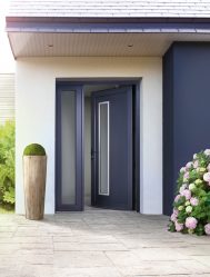 Современная входная металлическая дверь в дом. От выбора дизайна до отделки + 175 ФОТО