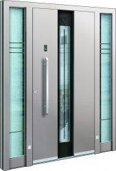 Современная входная металлическая дверь в дом. От выбора дизайна до отделки + 175 ФОТО