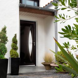 Современная входная металлическая дверь в дом. От выбора дизайна до отделки + 175 ФОТО