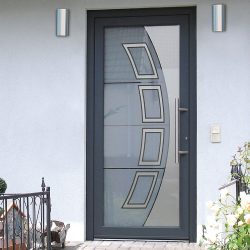 Современная входная металлическая дверь в дом. От выбора дизайна до отделки + 175 ФОТО