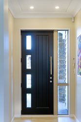 Современная входная металлическая дверь в дом. От выбора дизайна до отделки + 175 ФОТО