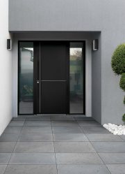 Современная входная металлическая дверь в дом. От выбора дизайна до отделки + 175 ФОТО