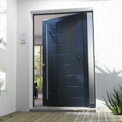 Современная входная металлическая дверь в дом. От выбора дизайна до отделки + 175 ФОТО