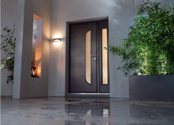 Современная входная металлическая дверь в дом. От выбора дизайна до отделки + 175 ФОТО