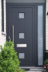 Современная входная металлическая дверь в дом. От выбора дизайна до отделки + 175 ФОТО