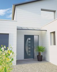 Современная входная металлическая дверь в дом. От выбора дизайна до отделки + 175 ФОТО