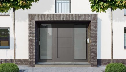 Современная входная металлическая дверь в дом. От выбора дизайна до отделки + 175 ФОТО