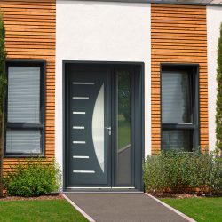 Современная входная металлическая дверь в дом. От выбора дизайна до отделки + 175 ФОТО