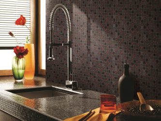 Мозаика на Фартук для кухни (175+ Фото): Современно, удобно, практично. Стекло, перламутр или металл?