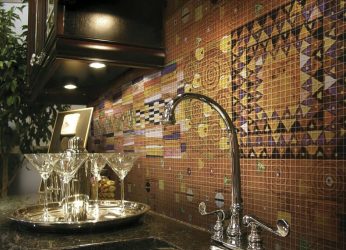 Мозаика в интерьере: Где лучше использовать? На кухне, в ванной или гостиной? (180+ Фото). Вдохновляющий дизайн с вариантами (деревянная, зеркальная, стеклянная)