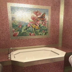 Мозаика в интерьере: Где лучше использовать? На кухне, в ванной или гостиной? (180+ Фото). Вдохновляющий дизайн с вариантами (деревянная, зеркальная, стеклянная)