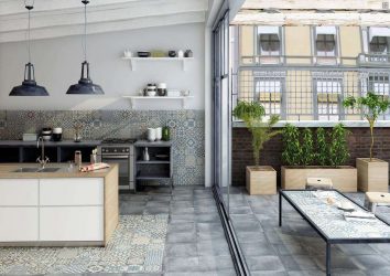 Керамическая напольная плитка – с любовью из Испании. 240+ (Фото) для кухни, ванной, прихожей