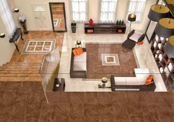 Керамическая напольная плитка – с любовью из Испании. 240+ (Фото) для кухни, ванной, прихожей