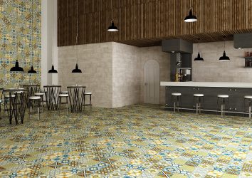 Керамическая напольная плитка – с любовью из Испании. 240+ (Фото) для кухни, ванной, прихожей