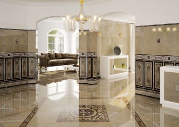 Керамическая напольная плитка – с любовью из Испании. 240+ (Фото) для кухни, ванной, прихожей