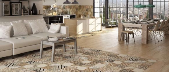 Керамическая напольная плитка – с любовью из Испании. 240+ (Фото) для кухни, ванной, прихожей