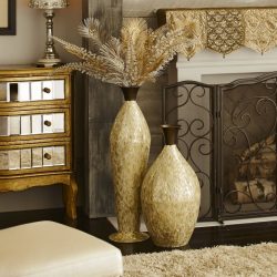 Декоративные напольные вазы с цветами: Как они меняют интерьер? 130+ (Фото) высоких, стильных, красивых