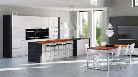 Создаем интерьер кухни в немецком стиле: Функциональность, Минимализм и Натуральность (245+Фото)