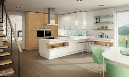 Создаем интерьер кухни в немецком стиле: Функциональность, Минимализм и Натуральность (245+Фото)