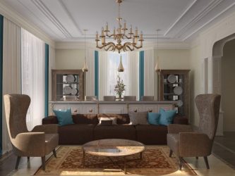 Неоклассика в интерьере: Царственная обстановка в обрамлении новейшей техники (340+Фото)