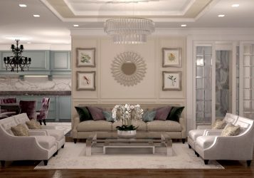 Неоклассика в интерьере: Царственная обстановка в обрамлении новейшей техники (340+Фото)