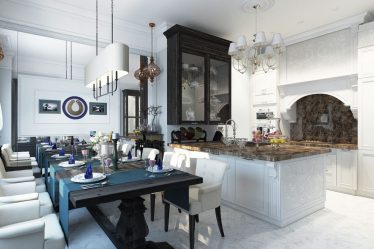 Неоклассика в интерьере: Царственная обстановка в обрамлении новейшей техники (340+Фото)