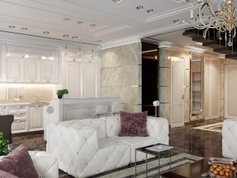 Неоклассика в интерьере: Царственная обстановка в обрамлении новейшей техники (340+Фото)