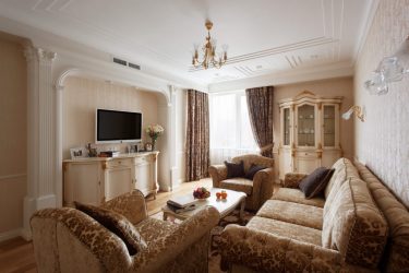 Неоклассика в интерьере: Царственная обстановка в обрамлении новейшей техники (340+Фото)