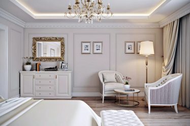 Неоклассика в интерьере: Царственная обстановка в обрамлении новейшей техники (340+Фото)