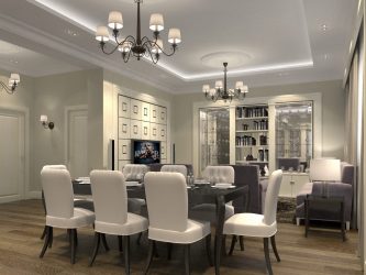 Неоклассика в интерьере: Царственная обстановка в обрамлении новейшей техники (340+Фото)