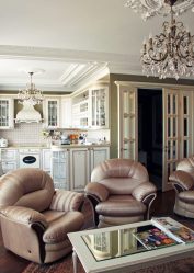 Неоклассика в интерьере: Царственная обстановка в обрамлении новейшей техники (340+Фото)