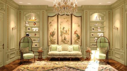 Неоклассика в интерьере: Царственная обстановка в обрамлении новейшей техники (340+Фото)