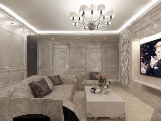 Неоклассика в интерьере: Царственная обстановка в обрамлении новейшей техники (340+Фото)