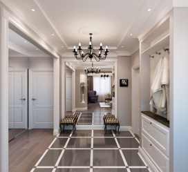 Неоклассика в интерьере: Царственная обстановка в обрамлении новейшей техники (340+Фото)