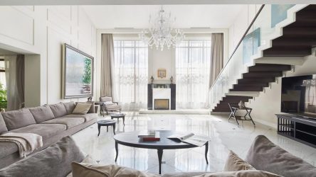 Неоклассика в интерьере: Царственная обстановка в обрамлении новейшей техники (340+Фото)