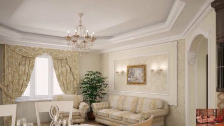 Неоклассика в интерьере: Царственная обстановка в обрамлении новейшей техники (340+Фото)