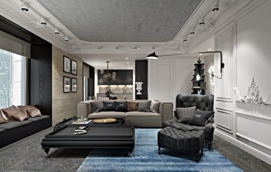 Неоклассика в интерьере: Царственная обстановка в обрамлении новейшей техники (340+Фото)